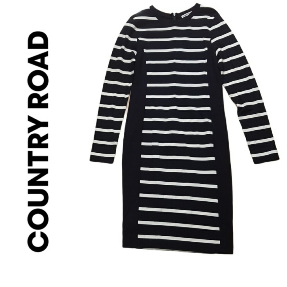 COUNTRY ROAD STRIPED DRESS